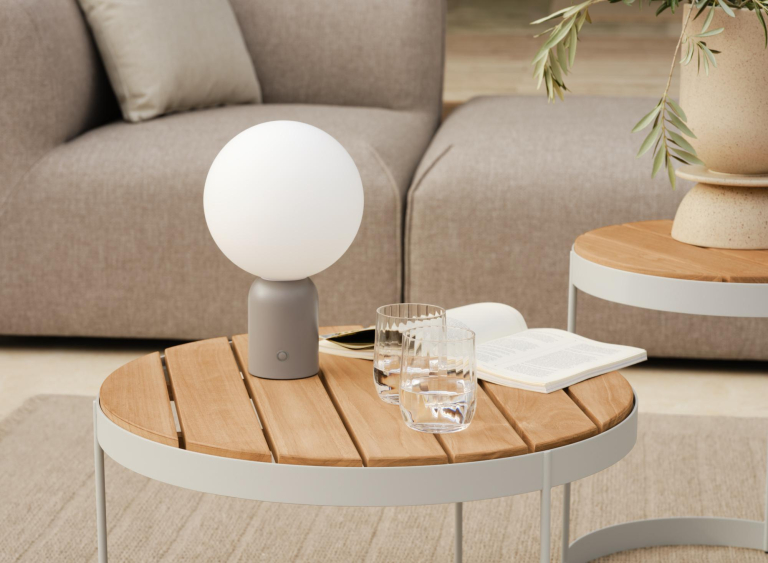 Bolia Drum salontafel buiten Ø60 grijs beton