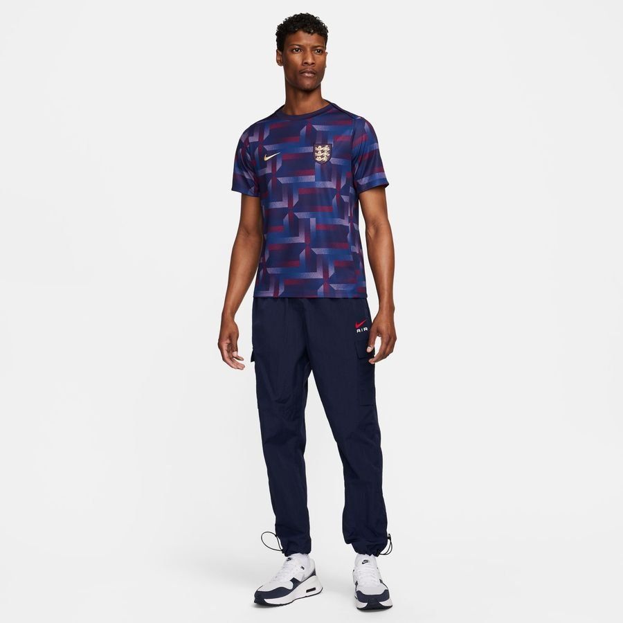 Angleterre T-shirt d'Entraînement Dri-FIT Academy Pro Avant-Match - Purple Ink/Gris