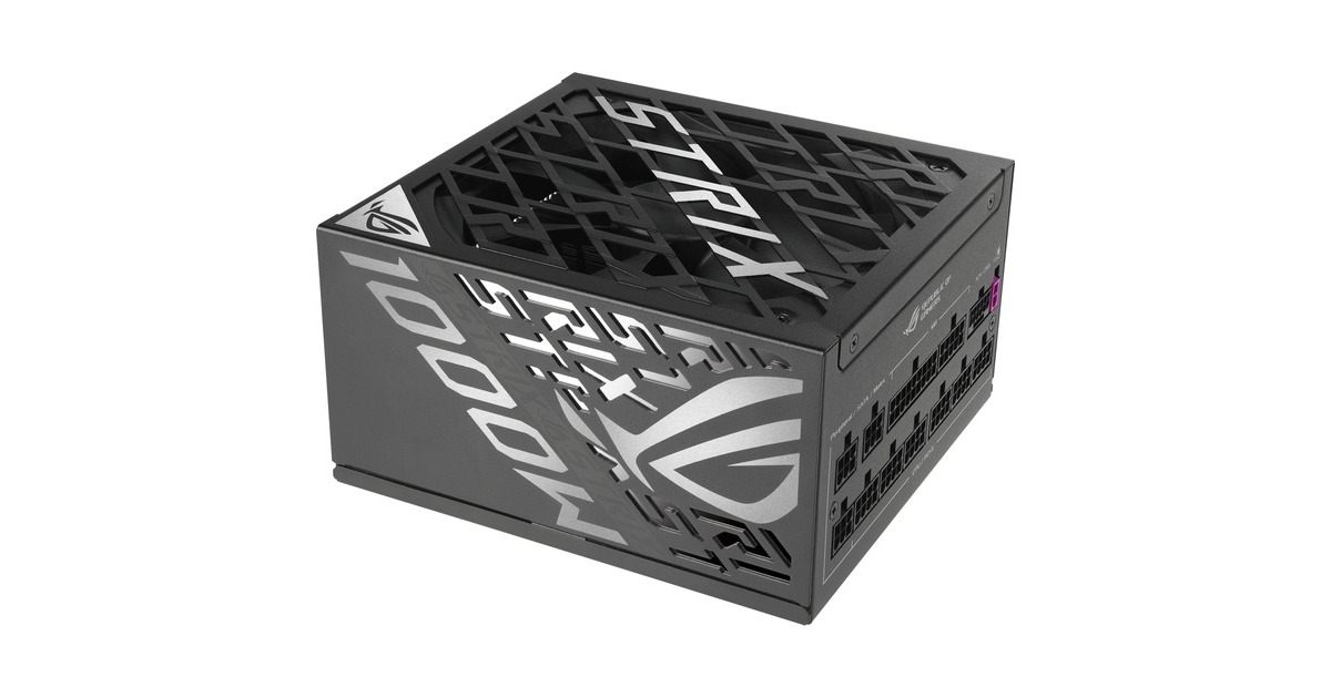 ASUSROG STRIX Platinum modulaire 1000 watt voeding   (Zwart, 1x 12V-2x6, 4x PCIe)