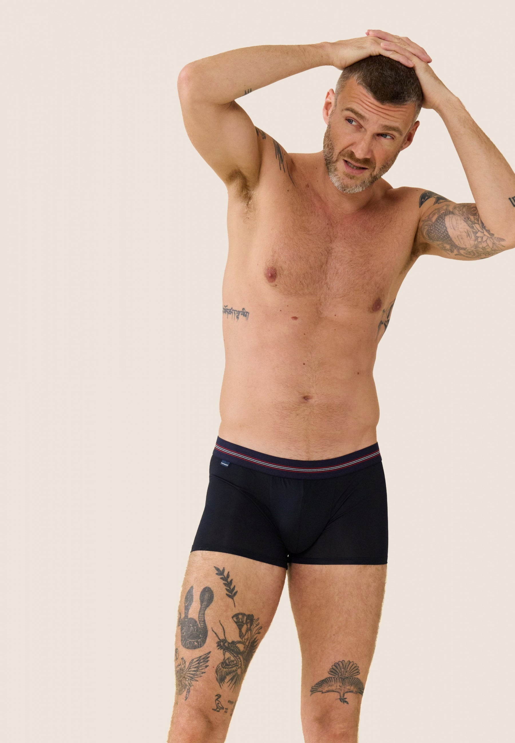 Boxer ultra léger-LIGHTslip Hugo Noir