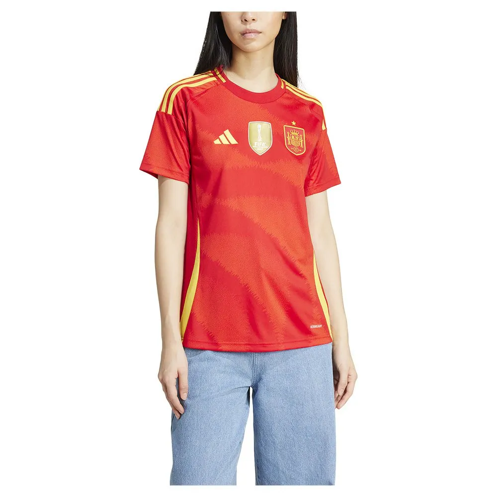 adidas Spain 23/24 Heim Damen T-Shirt mit kurzen Ärmeln