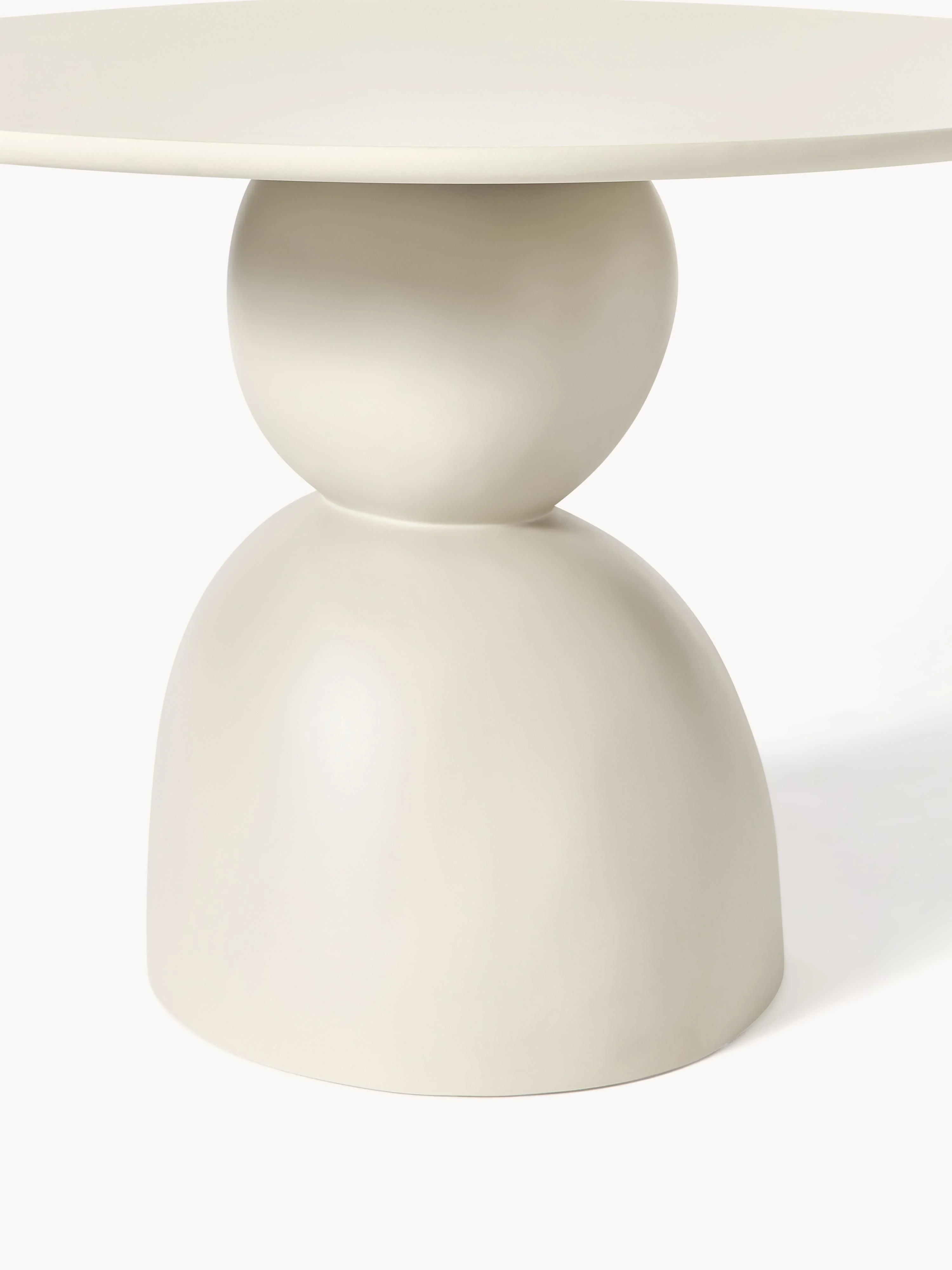 Ronde eettafel Sahra met organisch design, in verschillende formaten