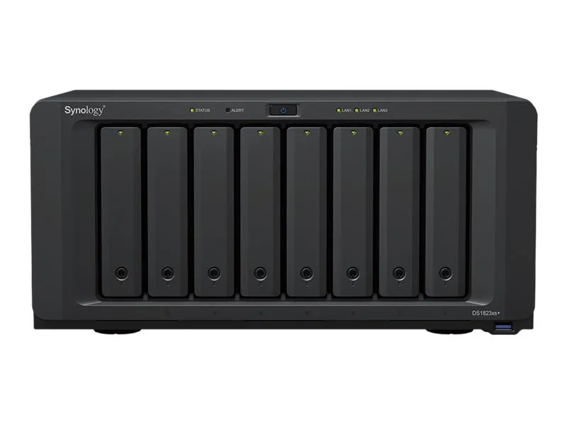Synology Disk Station DS1823XS  - NAS-server - 8 bays - SATA 6Gb/s - RAID RAID F1, JBOD, 0, 1, 5, 6, 10 - RAM 8 GB - Gigabit Ethernet / 10 Gigabit Ethernet - iSCSI support