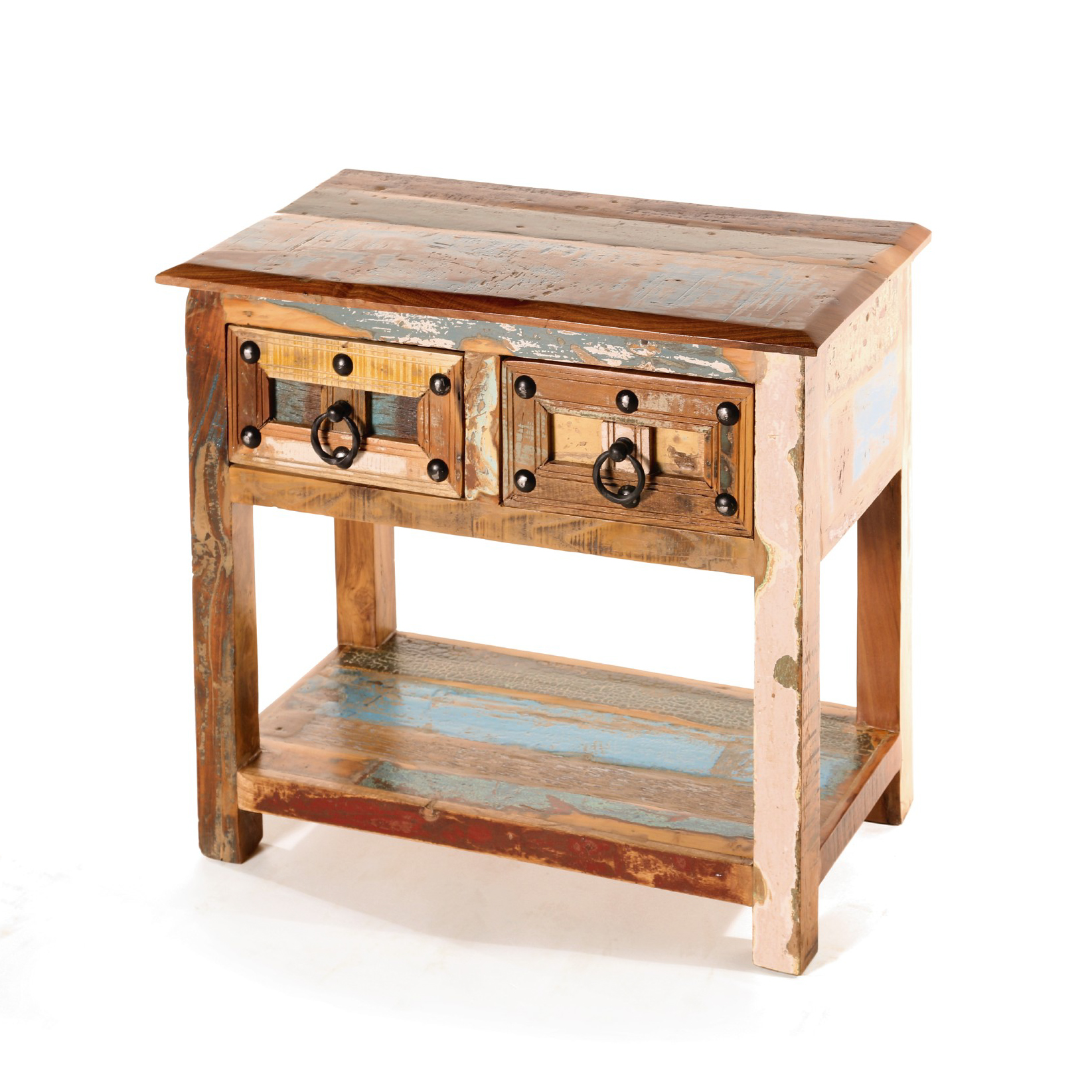 Beistelltisch 'Telford', multicolor, T 38 cm, B 72 cm, H 65 cm von fischer's lagerhaus