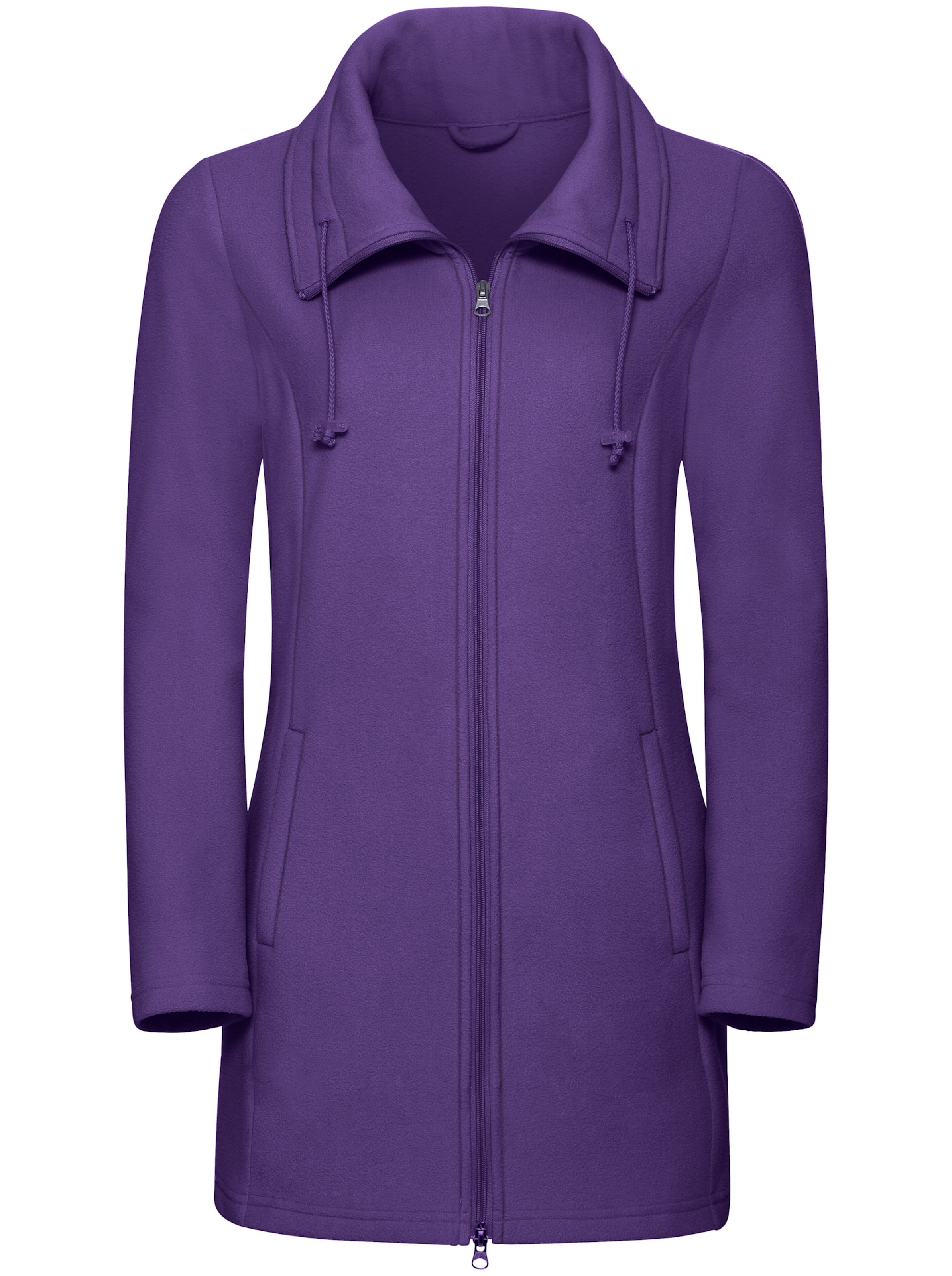 Fleecejacke in lila