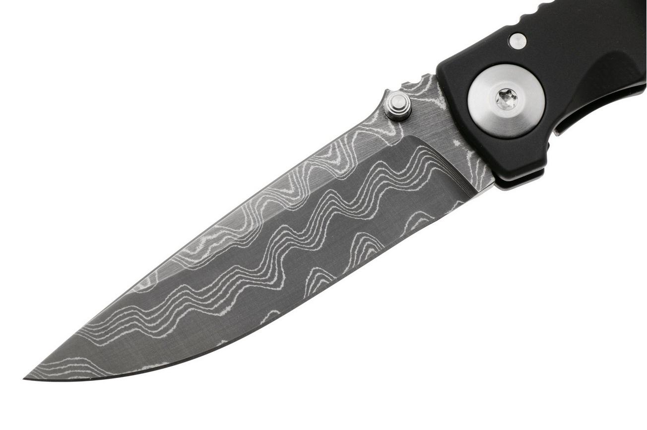 Spartan Harsey Folder 3.25 SF10DMC-BL-PVD-FR, Damascus, Black PVD Titanium zakmes