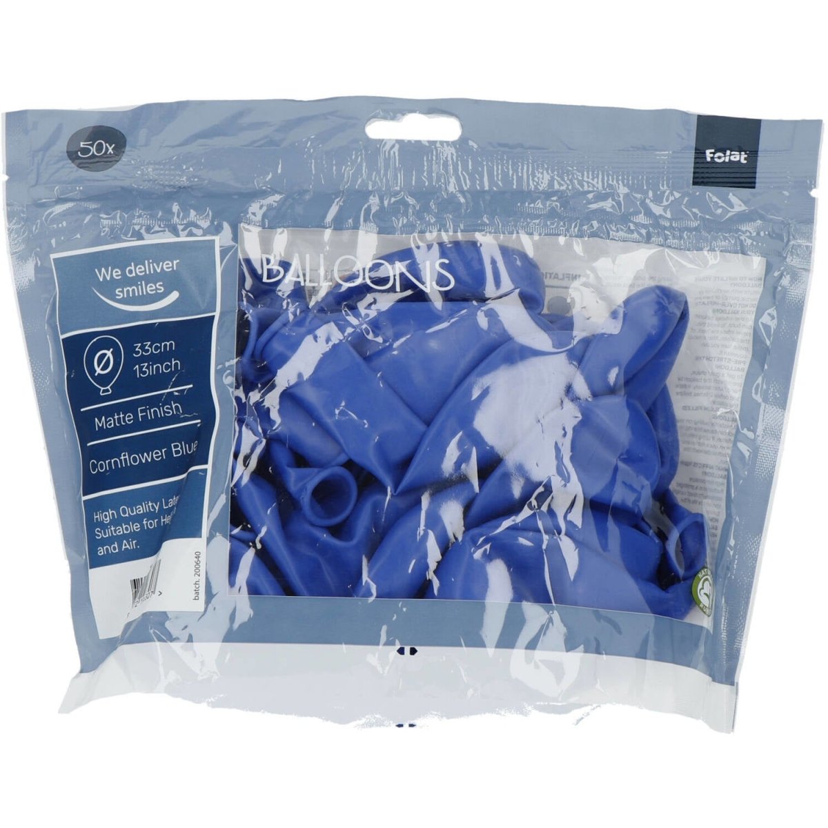 Cornflower Blue Ballonnen 33cm 50st