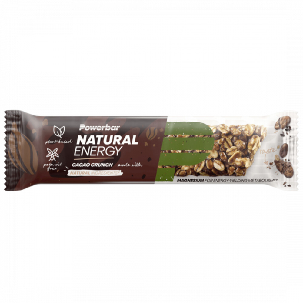 6x PowerBar Natural Energy Cereal Reep Cacao Crunch40 gr