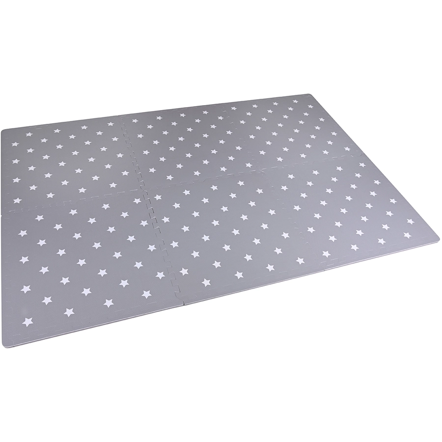 knorr toys® Softteppich Matte grau Sterne