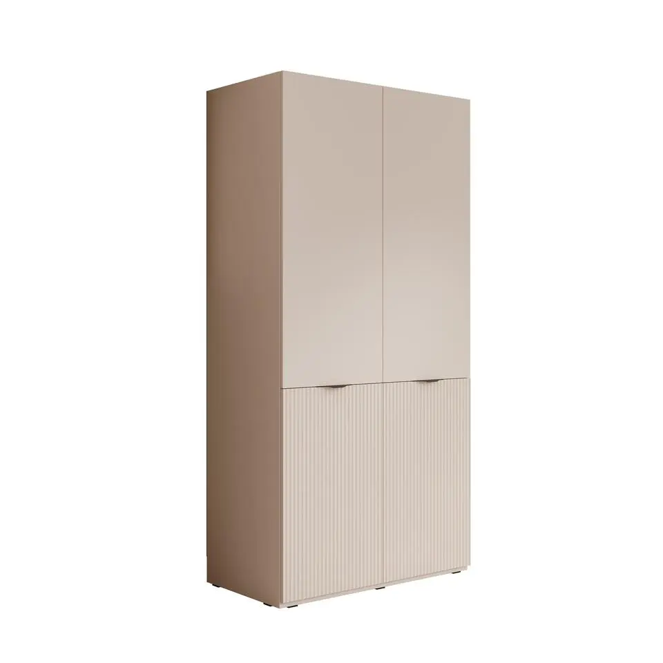 Meubella - Kledingkast Shelton - Beige - 101 cm