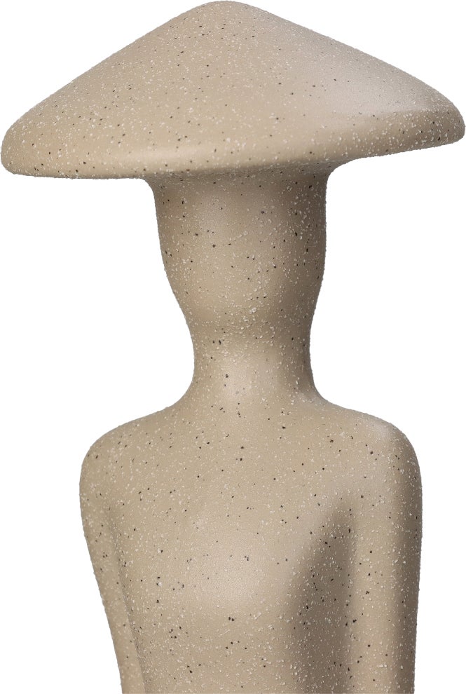 HD Collection beeld beige 9 x 8 x 31,5 cm