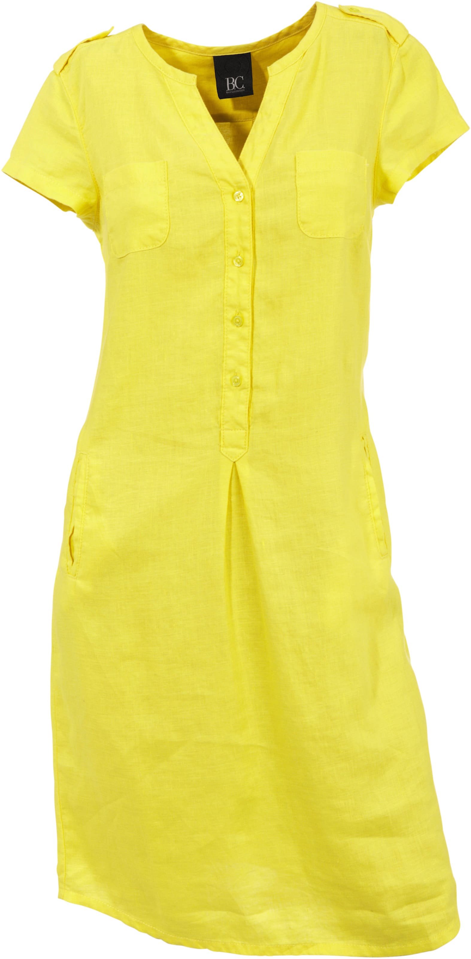 heine Leinenkleid in gelb