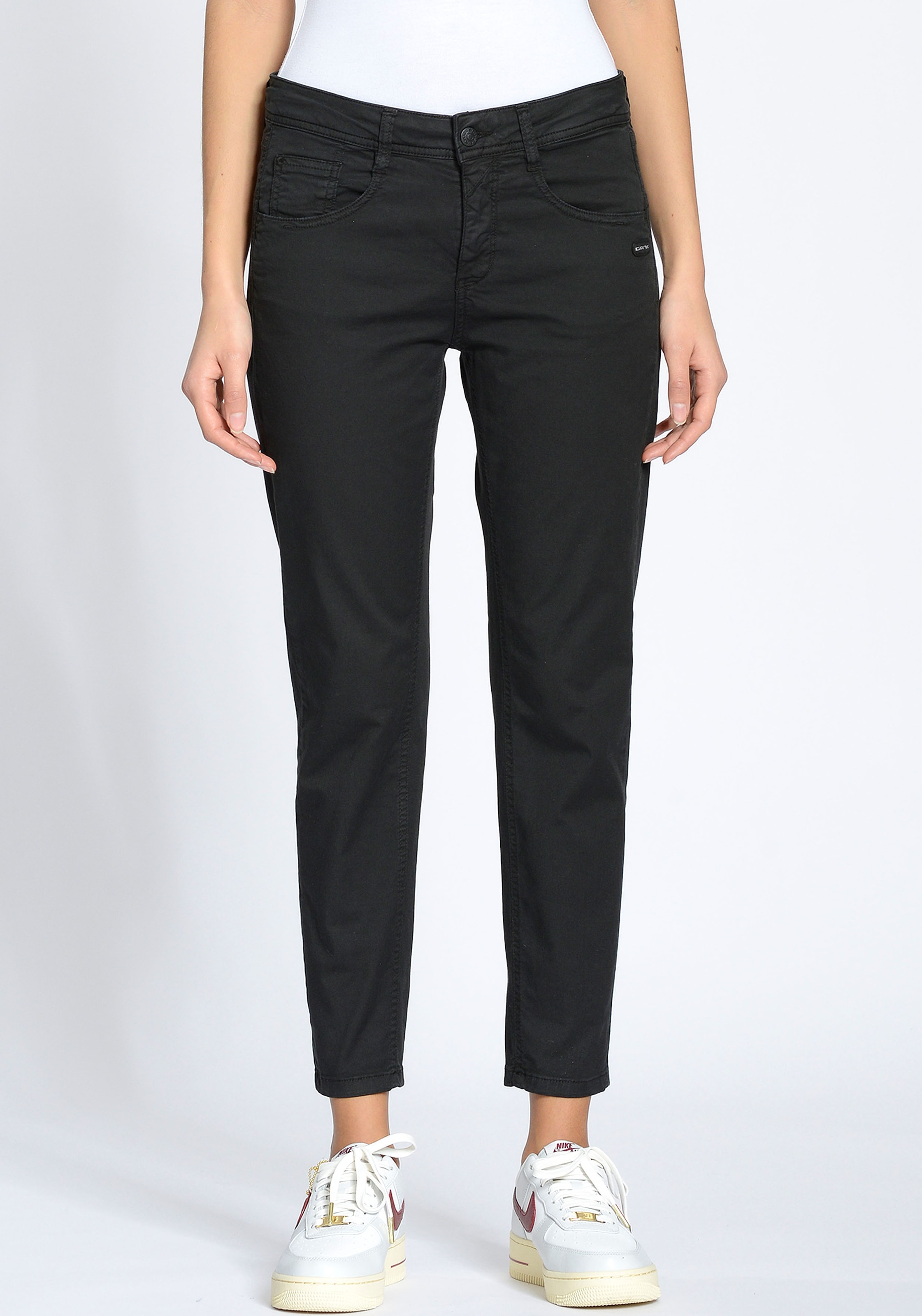 GANG 5-Pocket-Hose »94AMELIE CROPPED«  mit doppelter Passe und doppelter, rechter Gesässtasche