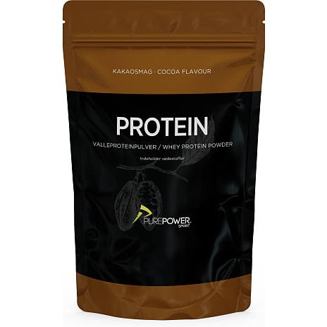 Proteinpulver m. valleprotein og kakaosmag
