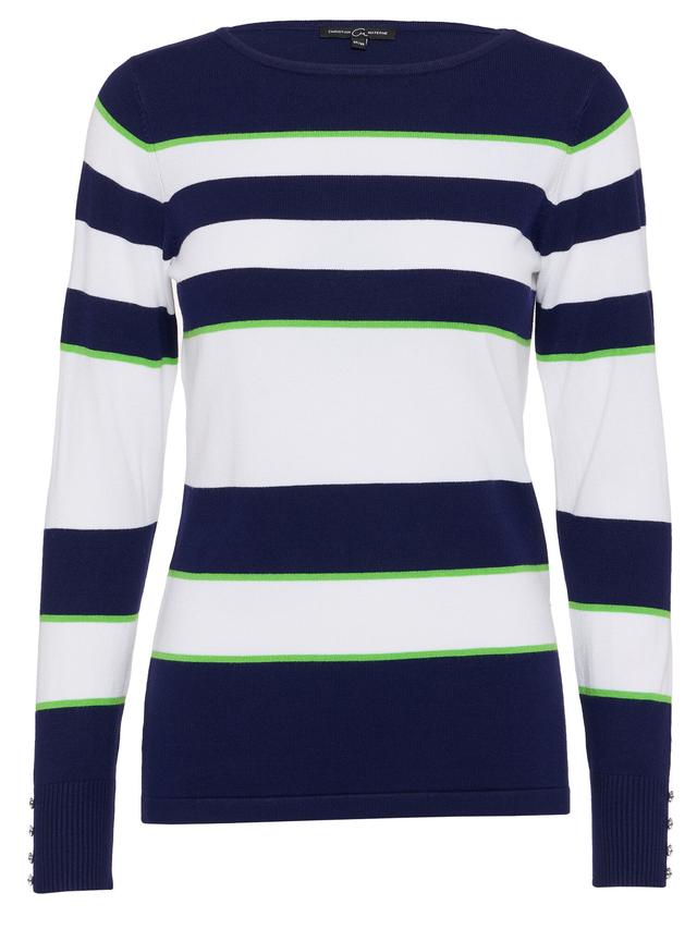 Feinstrick Pullover Streifendesign