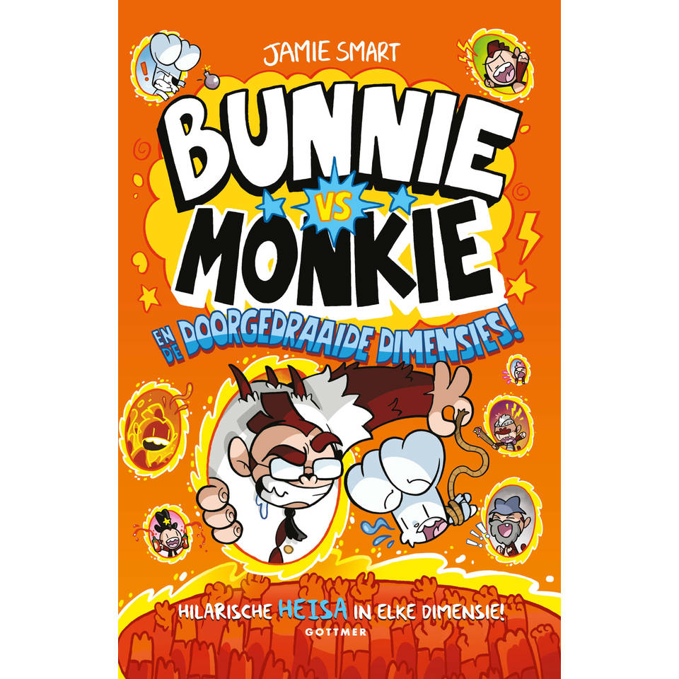 Bunnie vs Monkie en de doorgedraaide dimensies!