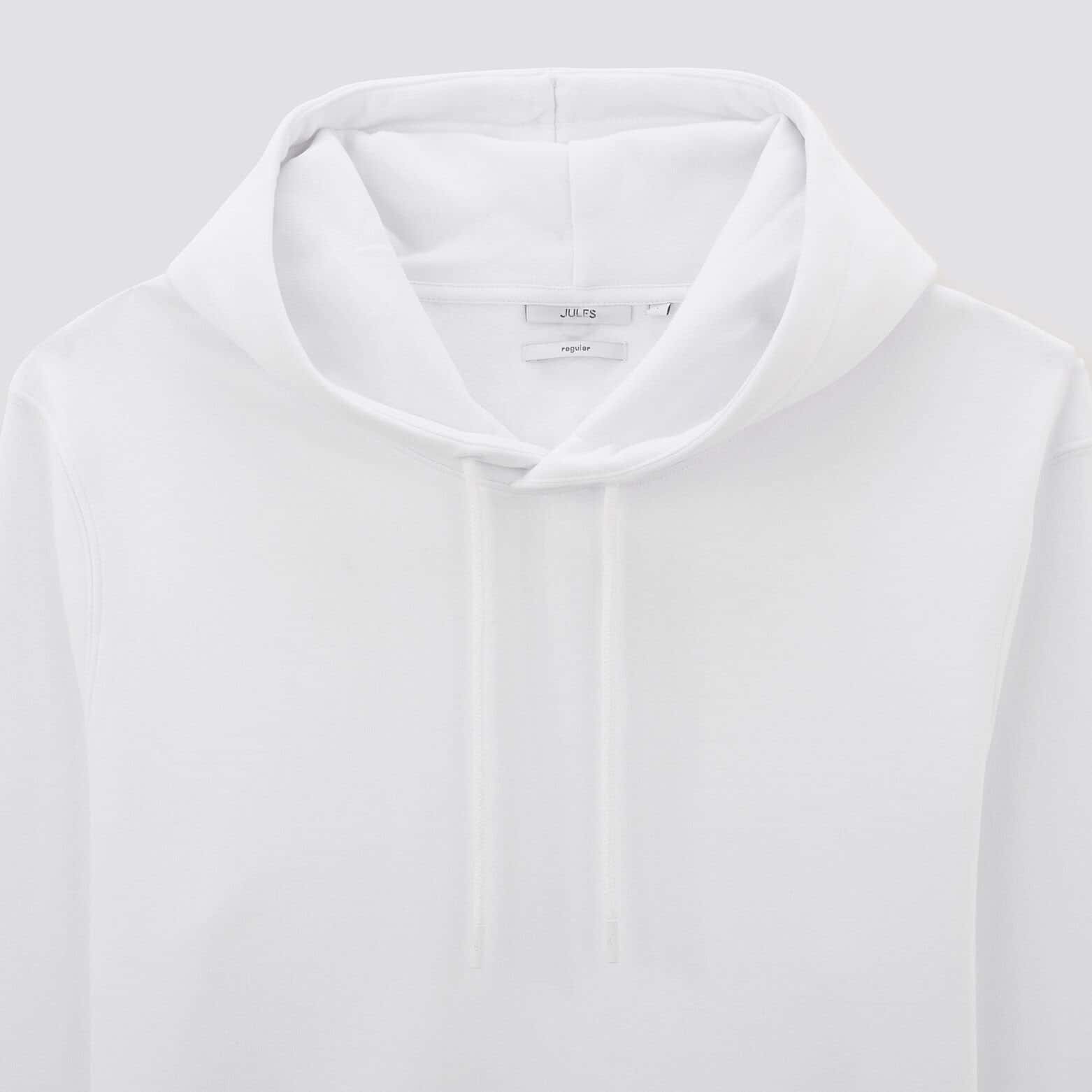 Sweat à capuche essentiel Blanc