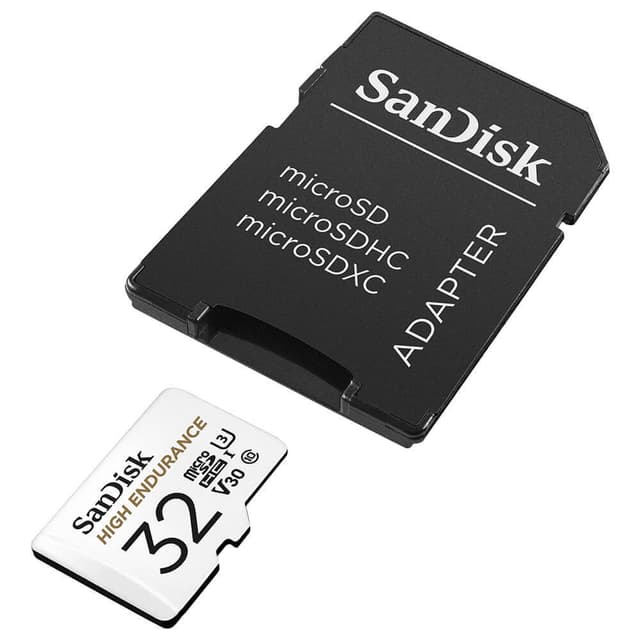 SanDisk MicroSDHC Endurance with SD adapter 32 GB hukommelseskort