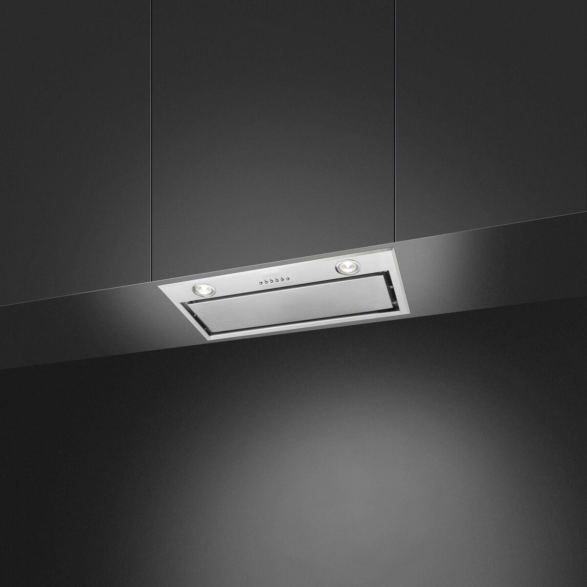 KSEG58PXE Integrert vifte 54 cm, rustfritt stål