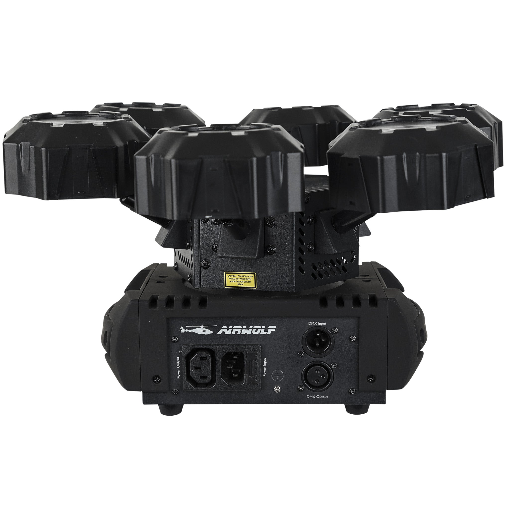 Showtec Airwolf multi-effect met rotatie, RGBW, stroboscoop en laser