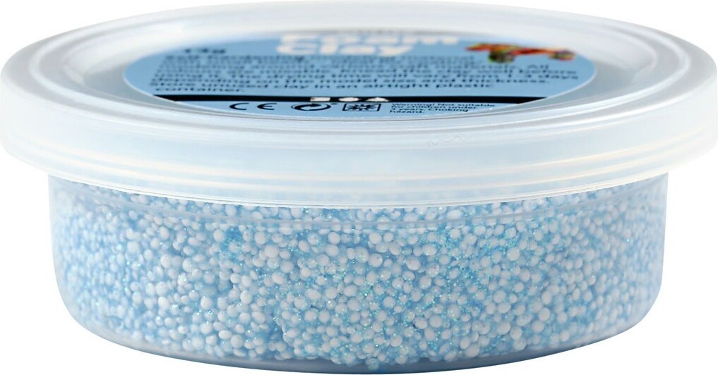 Foam Clay Modellervokssæt - 6 Stk - Glitter