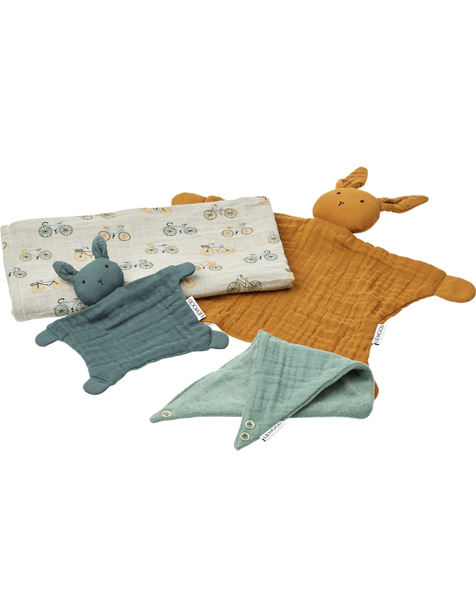 Baby-Geschenkset NADA 4-teilig in blue