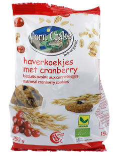 Corn Crake Haver Cranberry Koekjes 150GR
