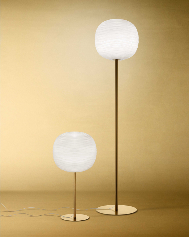 Foscarini Gem vloerlamp goud