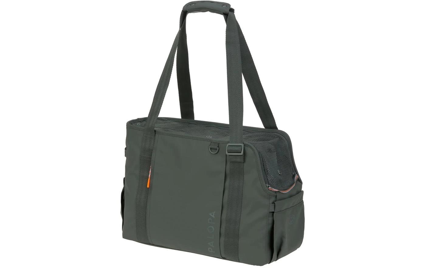 Hundetragetasche Weda Dark Olive<br>Nachhaltige Hundetasche und Matte in einem