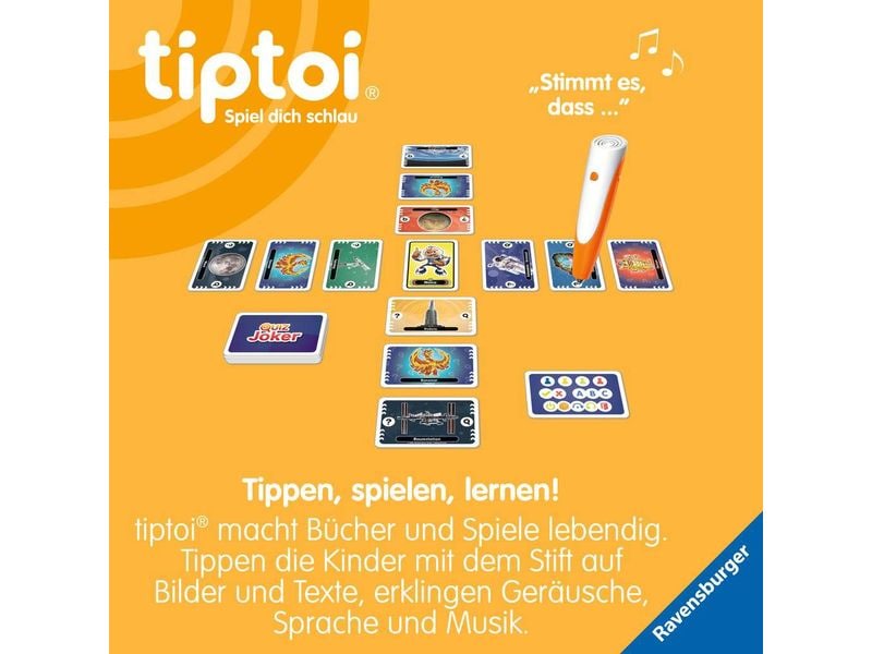 tiptoi Spiel Quiz Weltraum Interaktives Quizspiel für Kinder