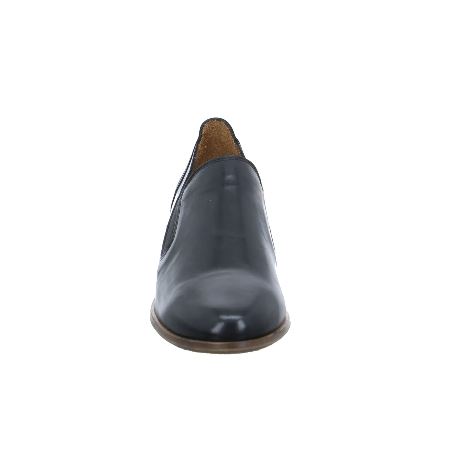 EVERYBODY Slipper Schwarz Leder