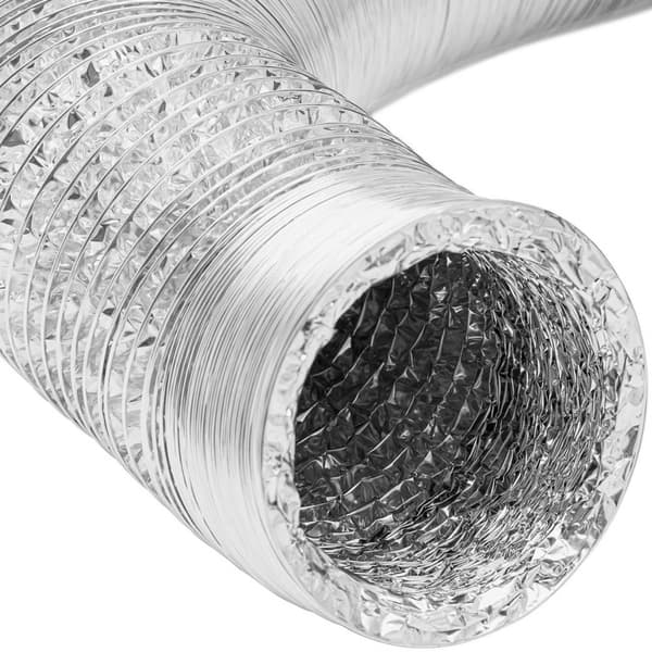 Ventilasjonssett, vifte, kullfilter, ventilasjonsrør dia. 130 mm 10 m