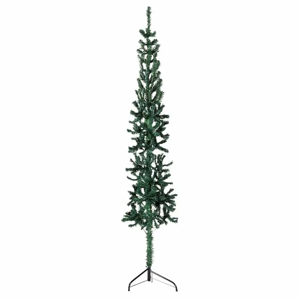 vidaXL - Halve Kunstkerstboom - Groen - 240 cm