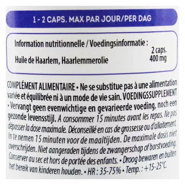 Óleo Be-Life Haarlem - 60 cápsulas