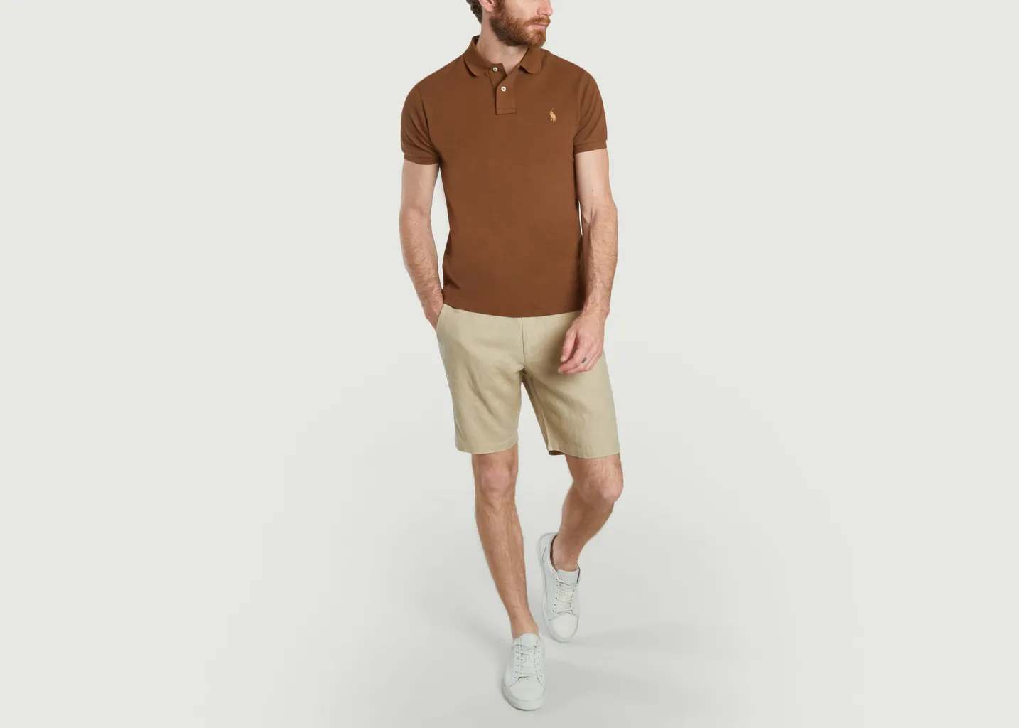 Short Regular Fit En Lin Gant