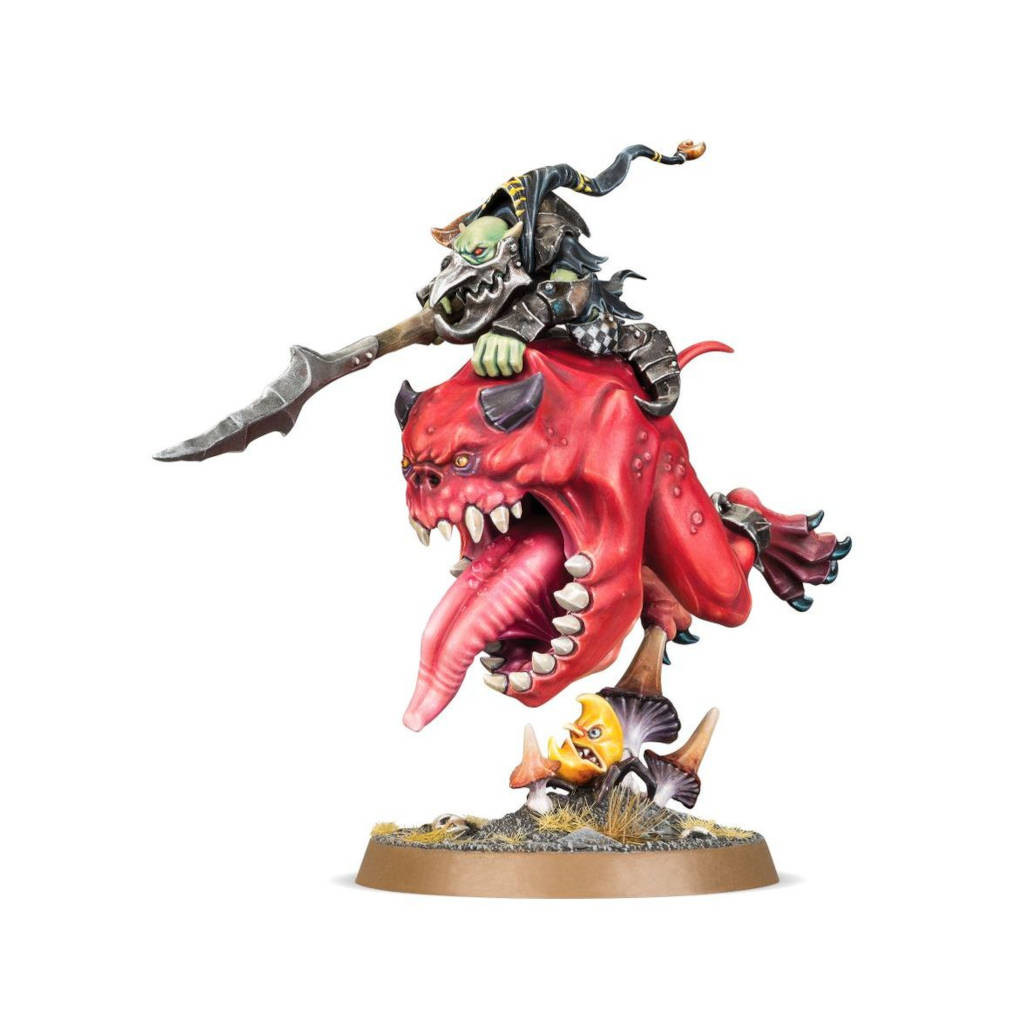 Age of Sigmar : Gloomspite Gitz - Loonboss on Giant Cavern Squig