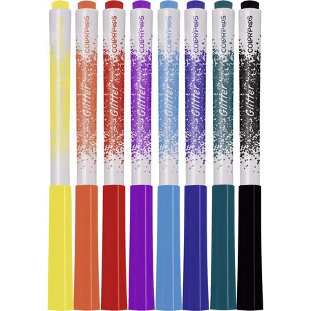 Maped Glitter-Fasermaler COLOR'PEPS, 8er Kartonetui
