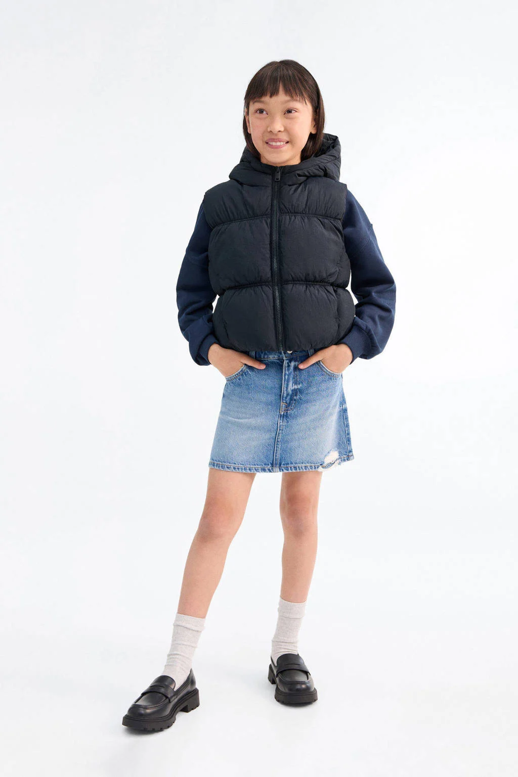 Mango Kids bodywarmer marine