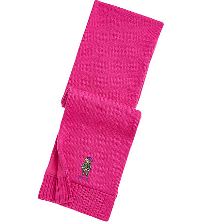 Polo Ralph Lauren Schal m. Fleece - Strick - Pink