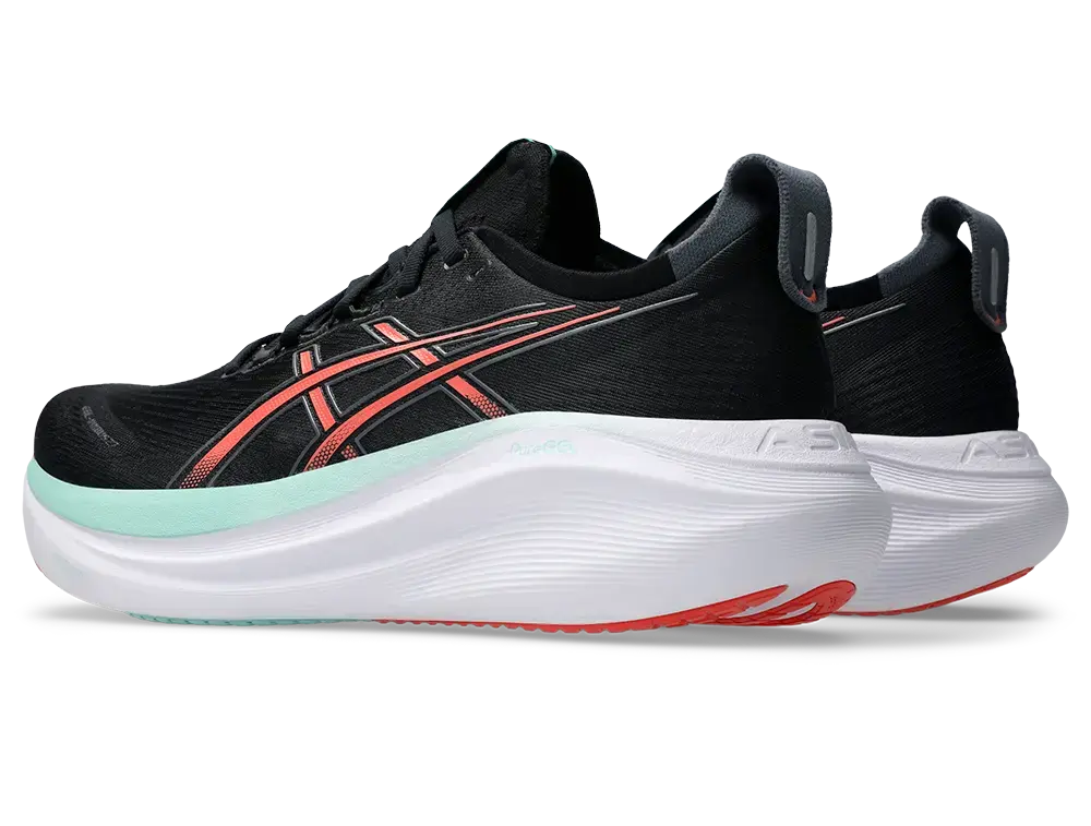 ASICS Gel-Nimbus 27 Hardloopschoenen Zwart/Roze Heren