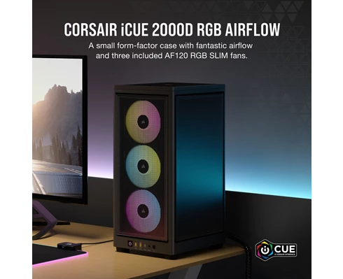 Corsair 2000D RGB Airflow Black