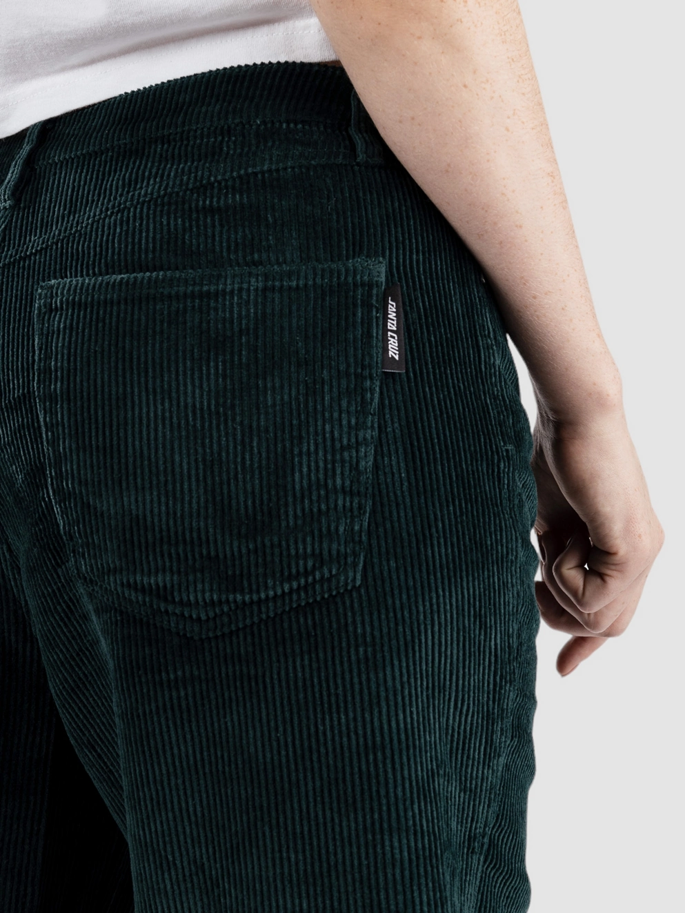 Santa Cruz Strip Cord Baggy Pants emerald