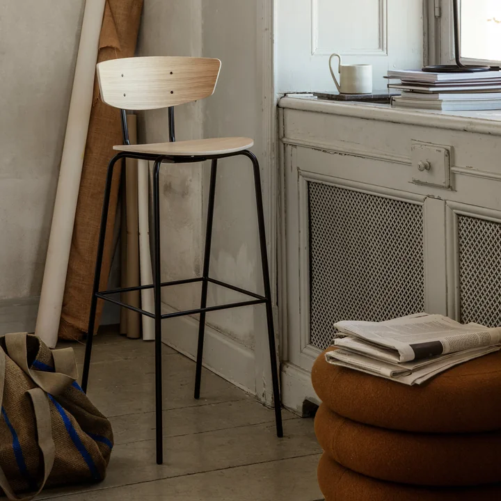 Ferm Living - Herman Barhocker H 64, schwarz