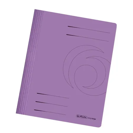 Herlitz Manila Karton Schnellhefter DIN A4, violett, 10 Stück