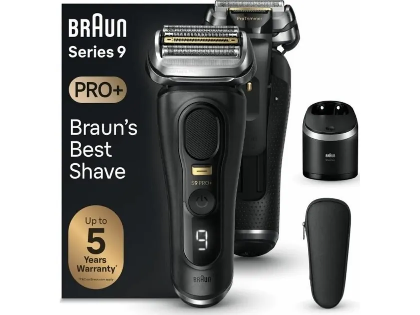 Braun Series 9 Pro  9560cc, Sort, Batteri, Lithium-Ion (Li-Ion), Indbygget batteri, 60 min., Kasse