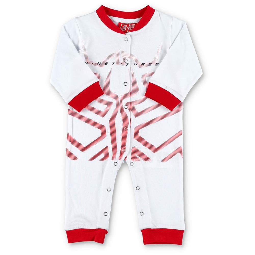 marc marquez - Pyjama bébé Ant Ninety Three Blanc / Rouge