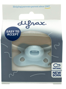 Difrax Fopspeen Natural Newborn - Pure Ice 1ST