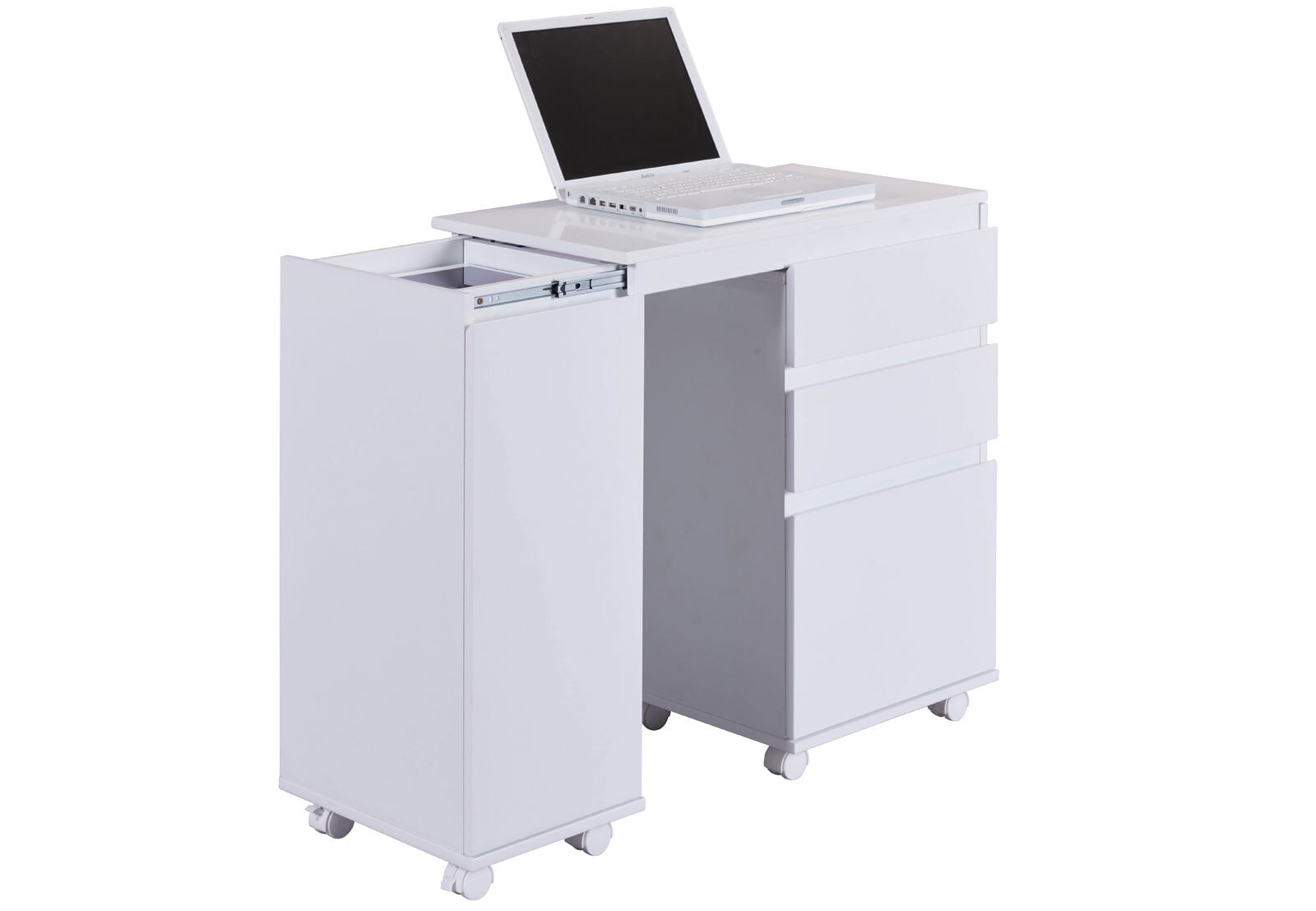 Schreibtisch LAURIN 66 x 36,5 cm Weiß