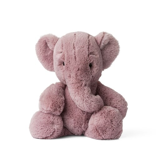 Peluche ebu éléphant rose 29 cm