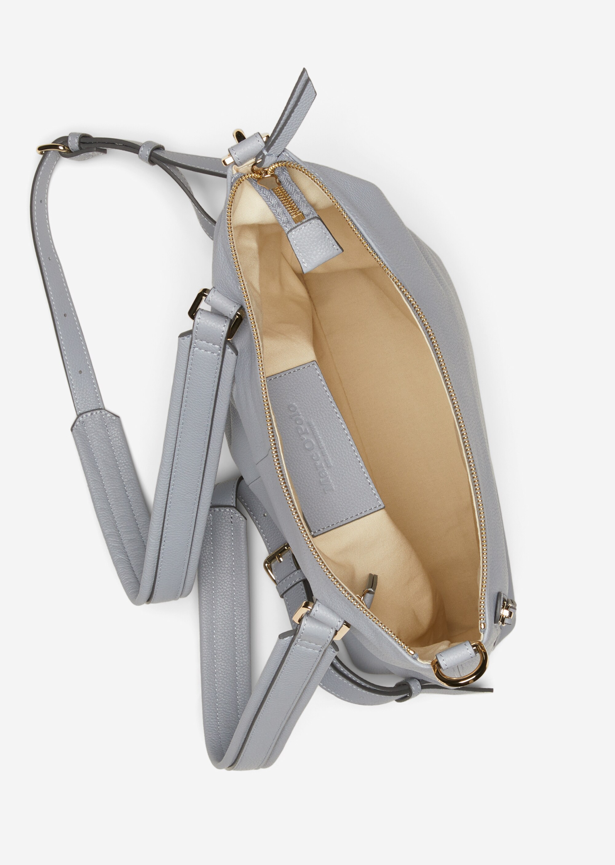 Rucksack medium aus edlem Rindleder mit Struktur